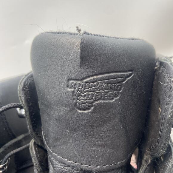 Red Wing Shoes Motorcycle Work Safety Comp Toe Lace Up Boots Sz 11 {7} - Picture 6 of 14